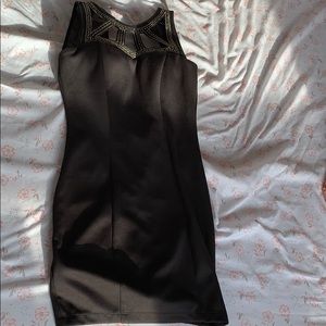 Women’s black tight dress